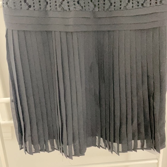 Catherine Malandrino black dropwaist pleated dress - Picture 3 of 5